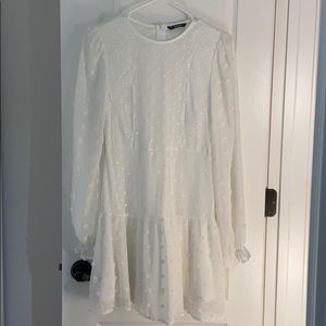 Women’s size small, white mini dress